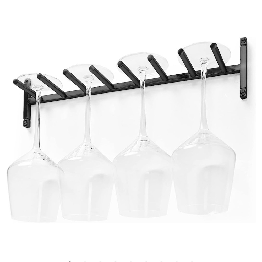 Wall Mounted Wine Glass Rack, NIB